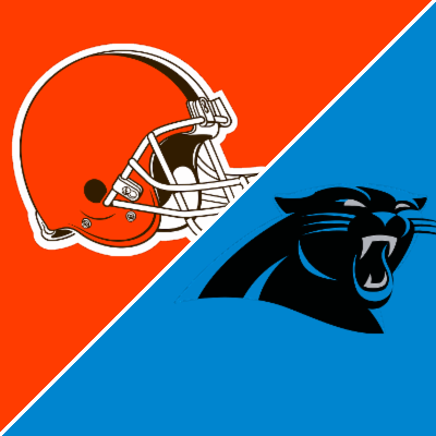 Carolina Panthers vs Cleveland Browns team logos