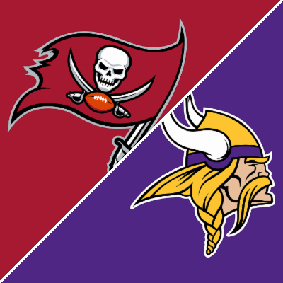 Minnesota Vikings vs Tampa Bay Buccaneers team logos