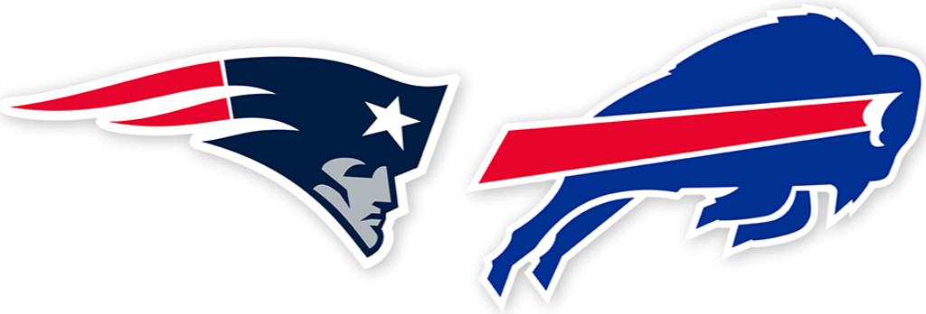 New England Patriots vs Buffalo Bills Week 4 team logos